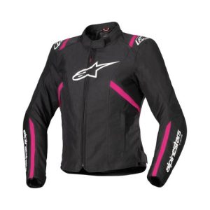 CHAQUETA ALPINESTARS STELLA T-SPS V2 WP NEGRA Y ROSA