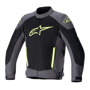 CHAQUETA ALPINESTARS T SP X SUPERAIR GRIS, NEGRA Y AMARILLO FLUO