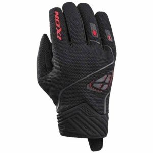 GUANTE IXON HURRICANE 2 NEGRO Y ROJO