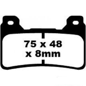 PASTILLA DE FRENO EBC FA390HH