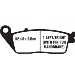 PASTILLA DE FRENO EBC SFA608HH