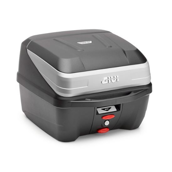 MALETA GIVI B32BOLD NEGRO BASE ACABADO EN PLATA