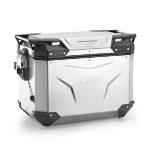 MALETA GIVI LATERAL IZQUIERDA TREKKER OUTBACK EVO 48L ALUMINIO NATURAL